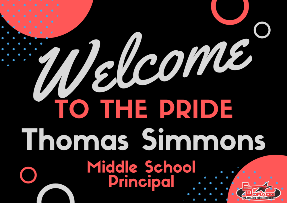 Welcome to the pride Thomas Simmons Middle School Principal