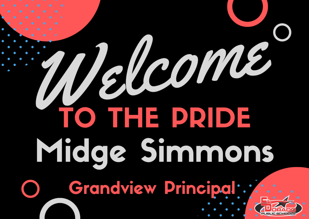 Welcome to the pride Midge Simmons Grandview Principal