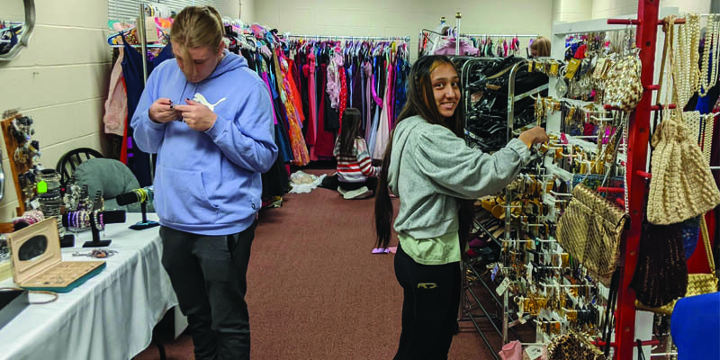 EHS students organize Cats Couture items