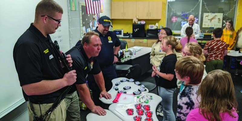 City of El Dorado PD and Fire talk to students about civil service careers