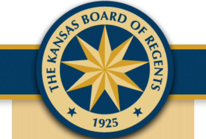 "The Kansas Board of Regents - 1925" around a nine-pointed yellow star