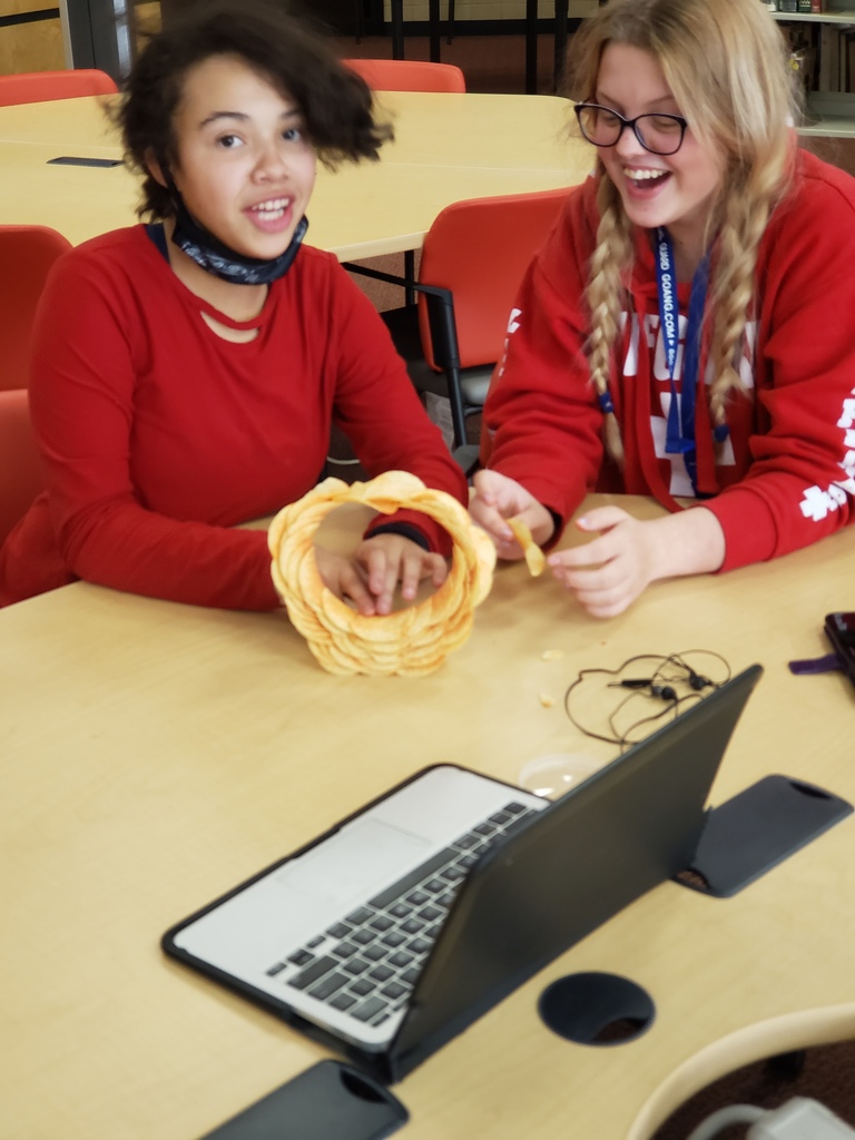 Students make a 3-D ring out of pringles using only engineering and physics