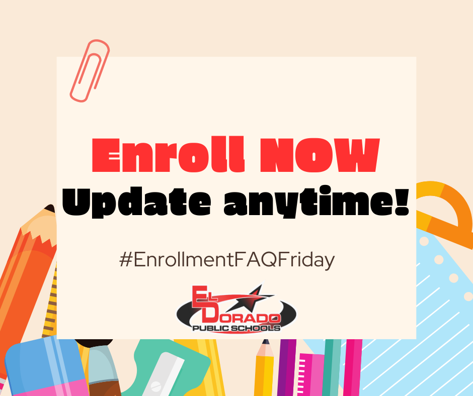 Enroll Now Updae anytime! #EnrollmentFAQFriday