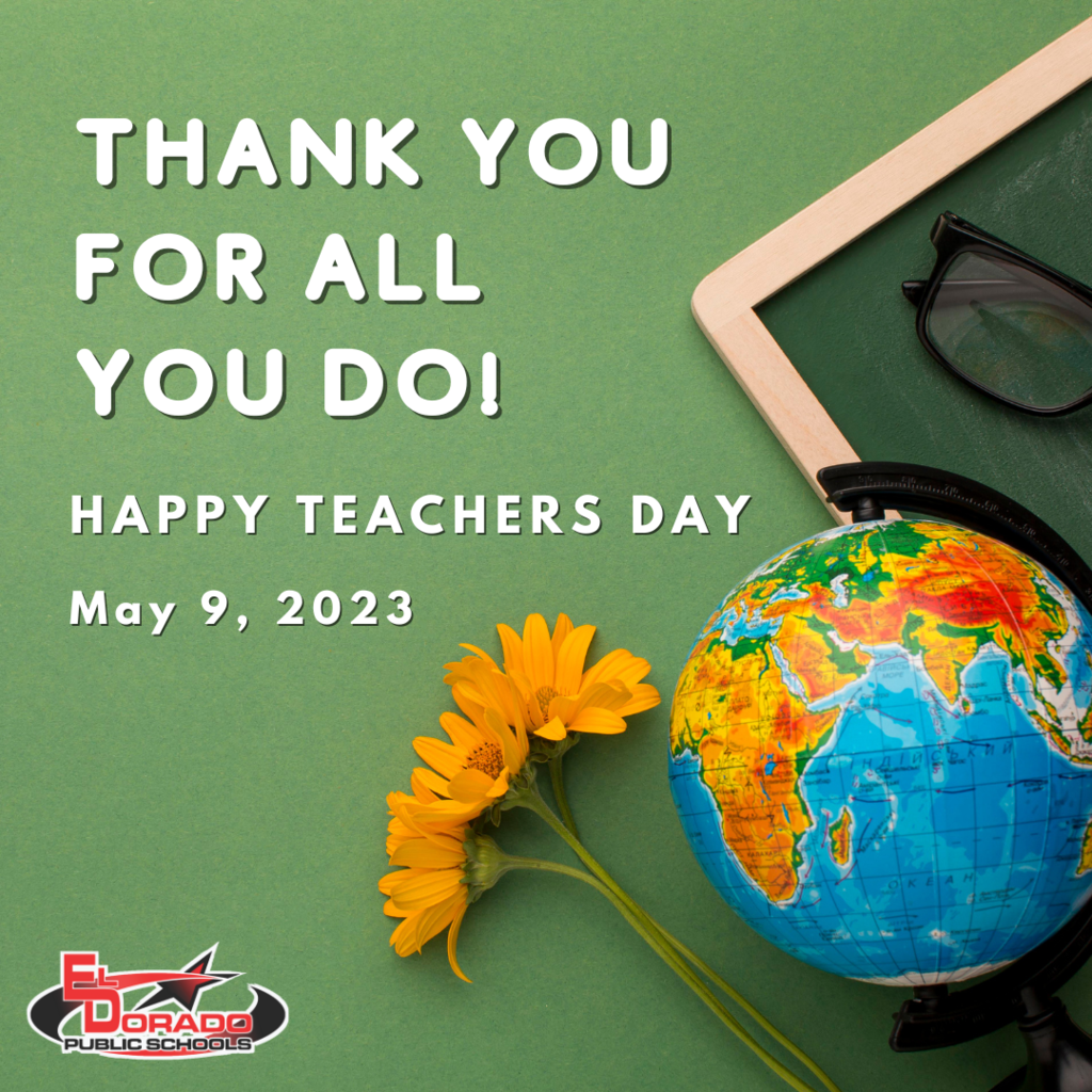 Thank you for all you do! Happy Teachers Day May 9, 2023