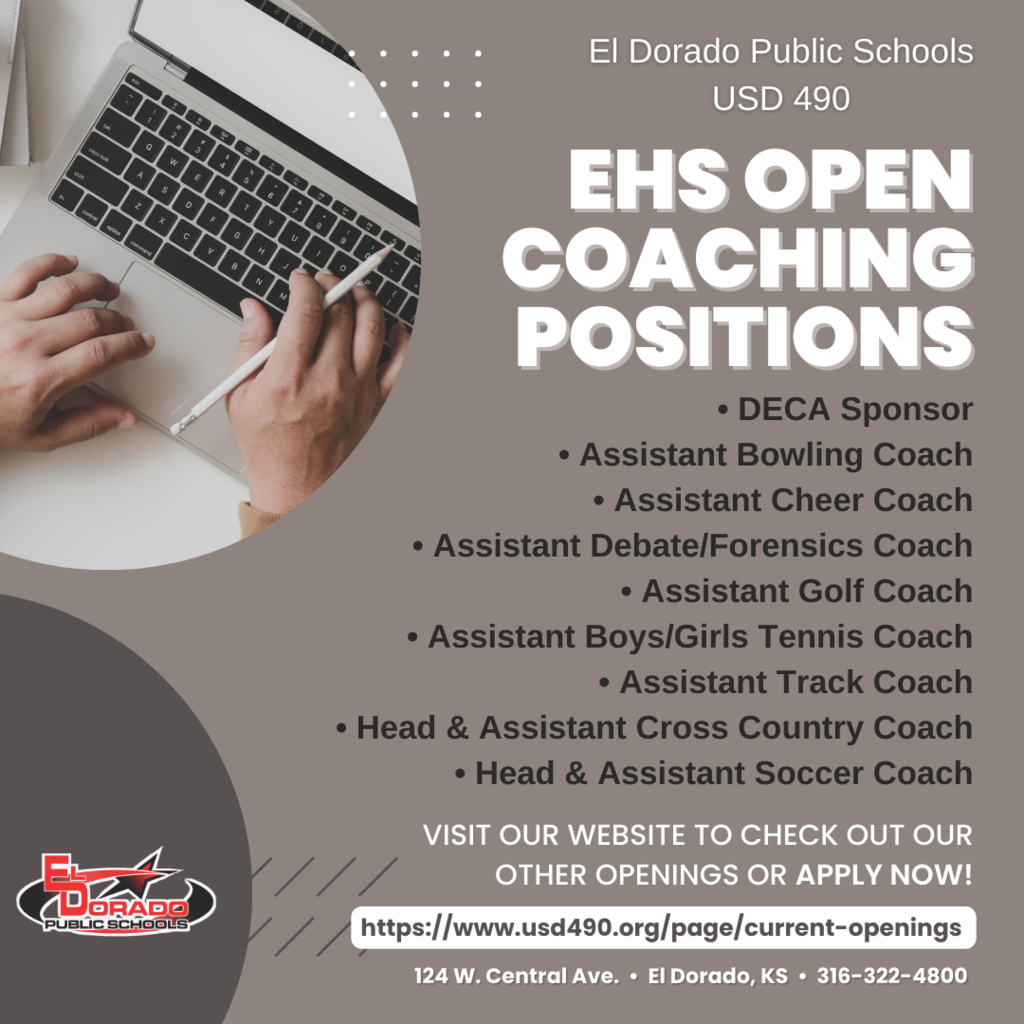 EHS Open Coaching Positions