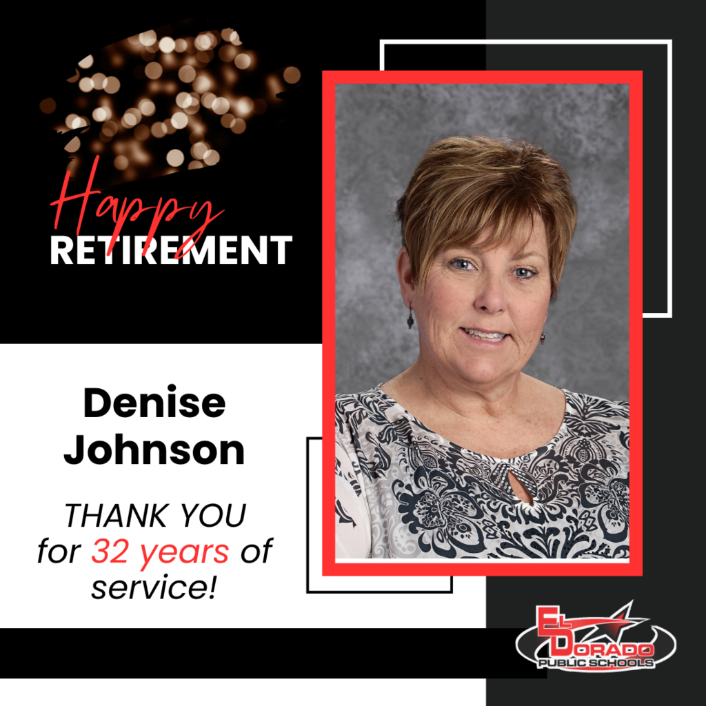 Happy Retirement to Denise Johnson THANK YOU for 32 years of service!