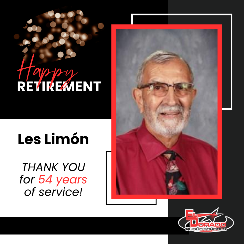 Happy Retirement to Les Limon THANK YOU for 54 years of service!
