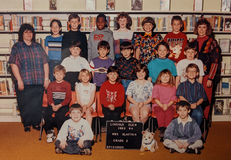 1993-1994 Slayton's second grade class